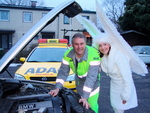Heiligabend: ADAC hilft Engel-Agentur bei Autopanne